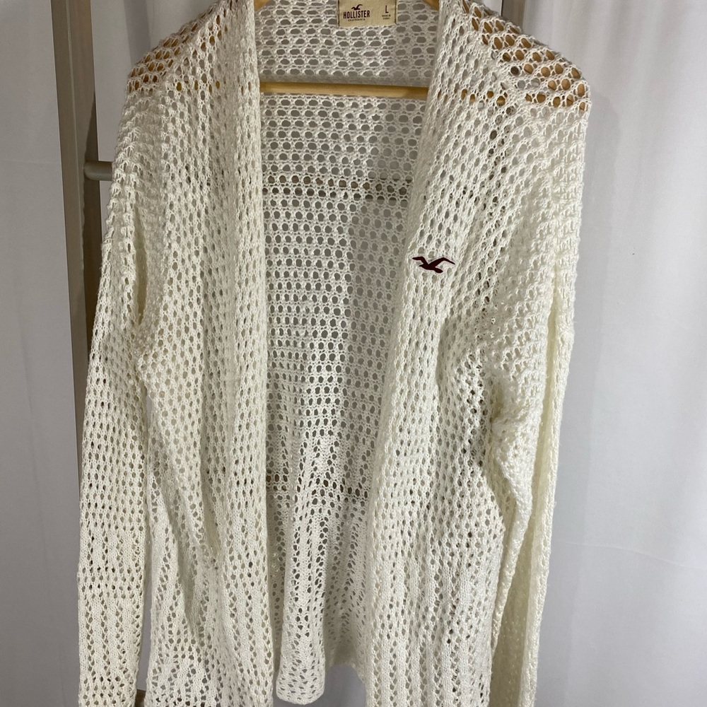 White Knit Cardigan